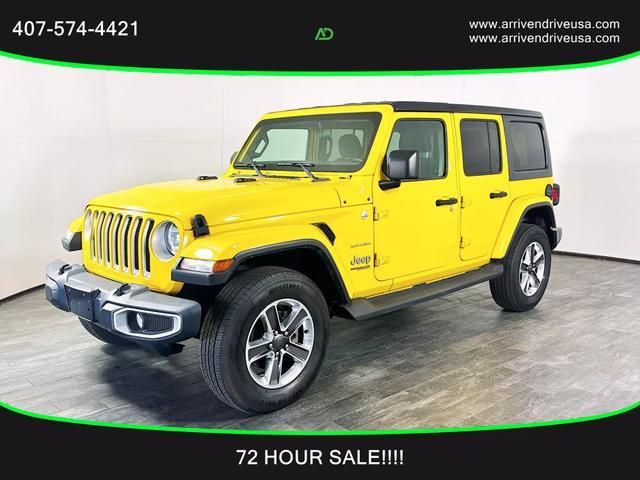 used 2021 Jeep Wrangler Unlimited car, priced at $29,927