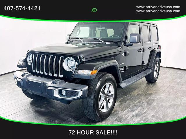 used 2021 Jeep Wrangler Unlimited car, priced at $26,329