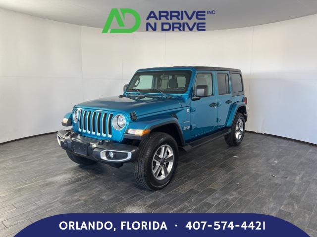 used 2020 Jeep Wrangler Unlimited car, priced at $22,888