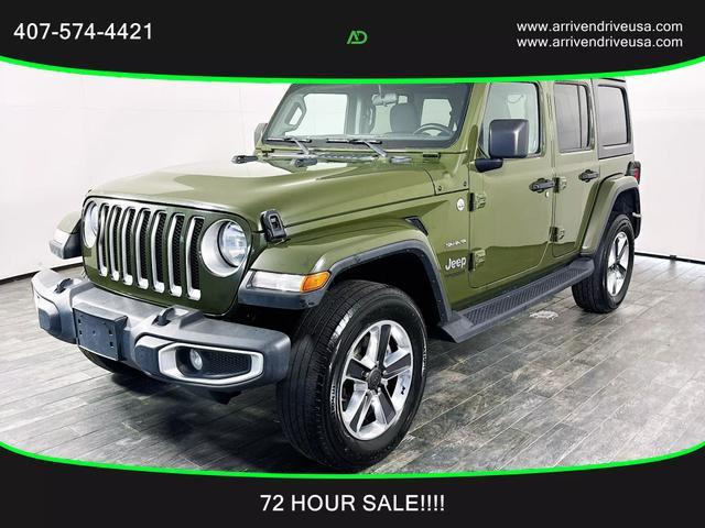 used 2021 Jeep Wrangler Unlimited car, priced at $24,999