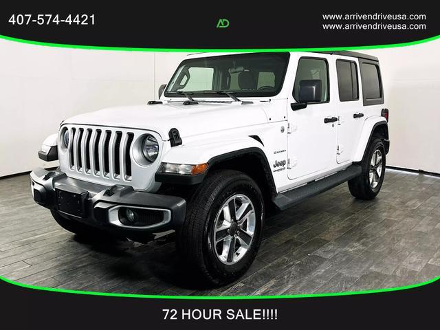 used 2021 Jeep Wrangler Unlimited car, priced at $24,727