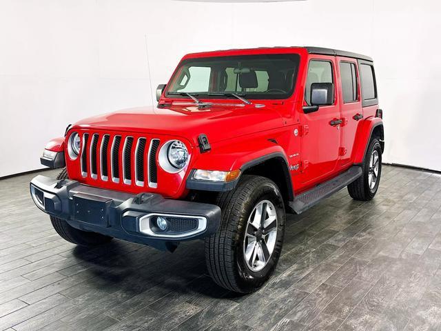 used 2021 Jeep Wrangler Unlimited car, priced at $24,827