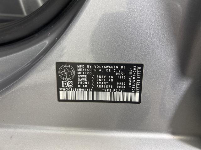 used 2021 Volkswagen Jetta car, priced at $11,988