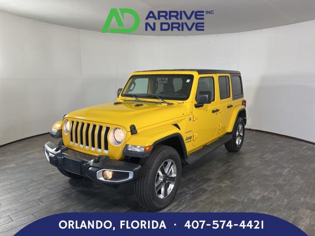 used 2021 Jeep Wrangler Unlimited car, priced at $22,488