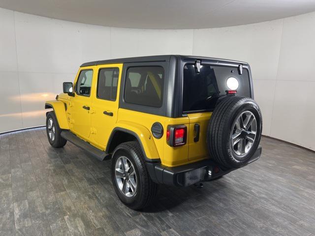 used 2021 Jeep Wrangler Unlimited car, priced at $19,888