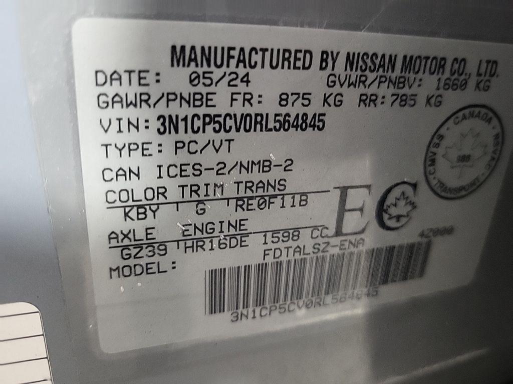 used 2024 Nissan Kicks car, priced at $16,988