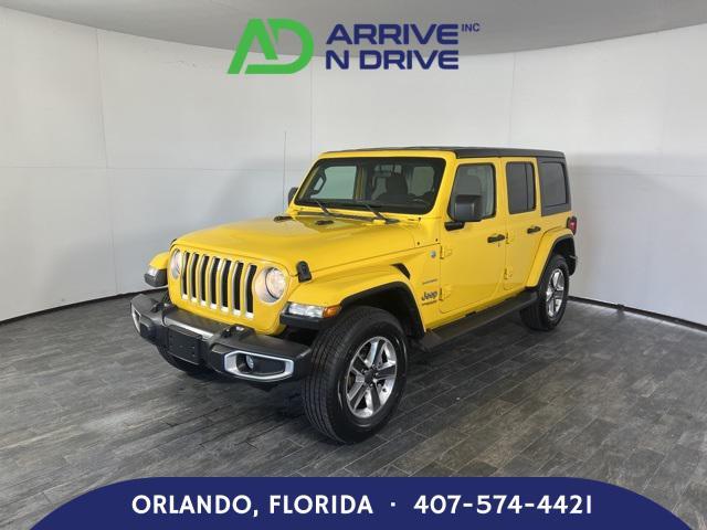 used 2021 Jeep Wrangler Unlimited car, priced at $20,888