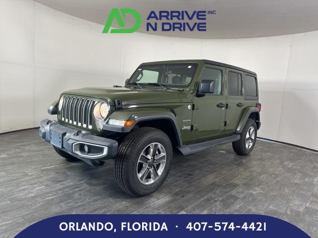 used 2021 Jeep Wrangler Unlimited car, priced at $20,888