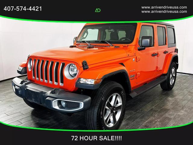 used 2020 Jeep Wrangler Unlimited car, priced at $26,527