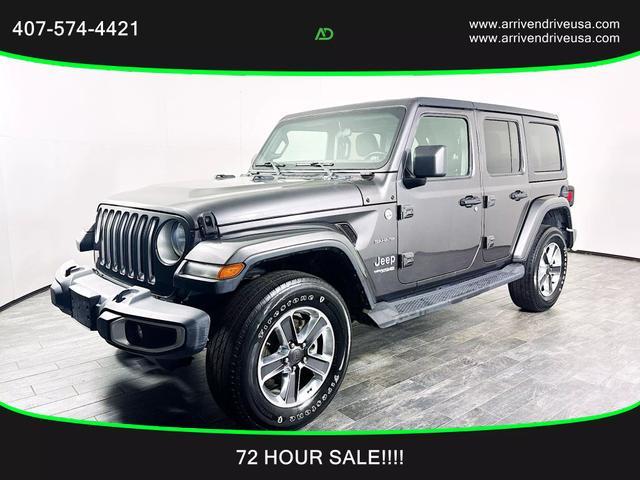 used 2021 Jeep Wrangler Unlimited car, priced at $25,527