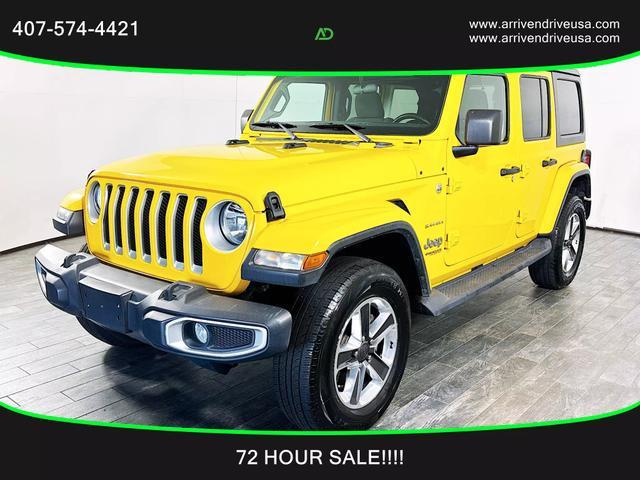 used 2021 Jeep Wrangler Unlimited car, priced at $26,427