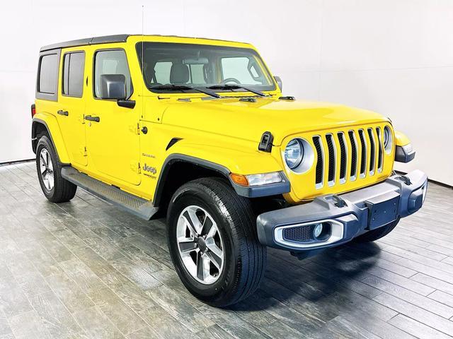 used 2021 Jeep Wrangler Unlimited car, priced at $26,427