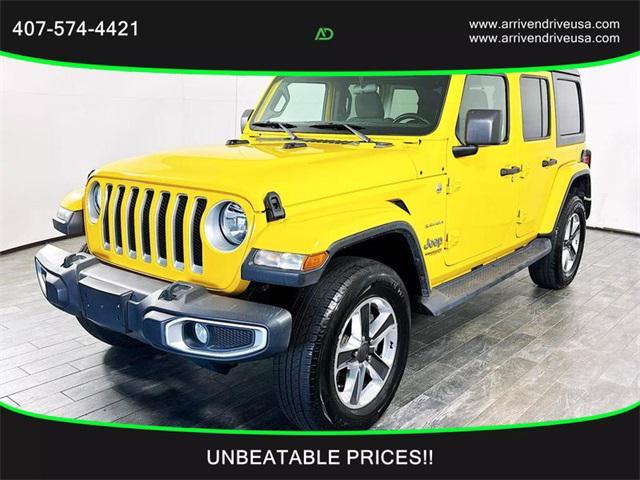 used 2021 Jeep Wrangler Unlimited car, priced at $26,427