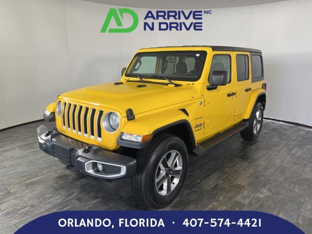 used 2021 Jeep Wrangler Unlimited car, priced at $19,888