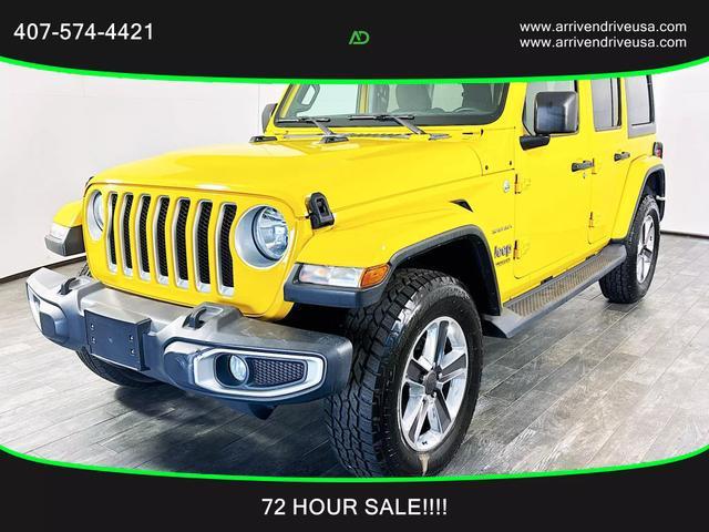 used 2021 Jeep Wrangler Unlimited car, priced at $26,927