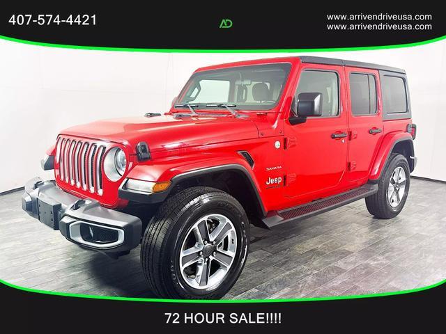 used 2021 Jeep Wrangler Unlimited car, priced at $25,927