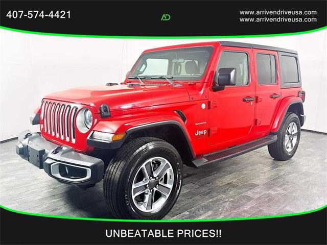 used 2021 Jeep Wrangler Unlimited car, priced at $25,927