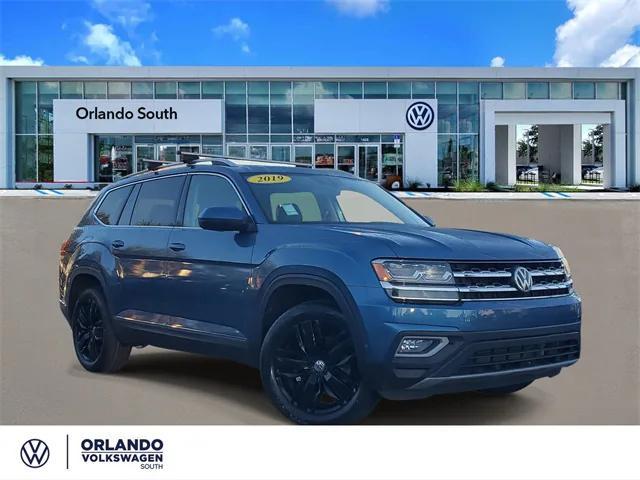 used 2019 Volkswagen Atlas car, priced at $20,998