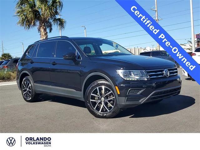 used 2021 Volkswagen Tiguan car, priced at $18,988