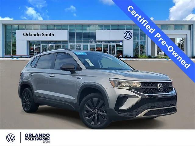 used 2022 Volkswagen Taos car, priced at $18,999