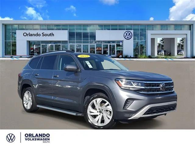 used 2023 Volkswagen Atlas car, priced at $29,588