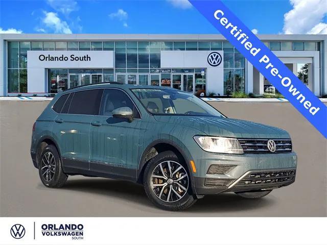 used 2021 Volkswagen Tiguan car, priced at $17,989