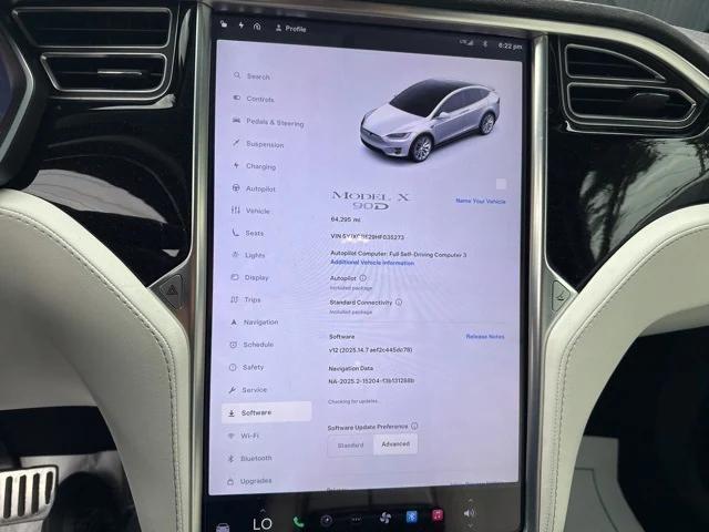 used 2017 Tesla Model X car, priced at $27,999