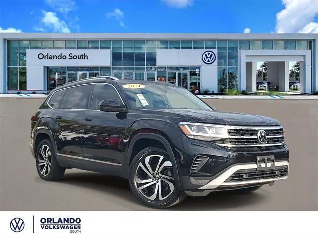 used 2021 Volkswagen Atlas car, priced at $20,693