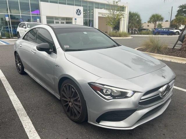 used 2022 Mercedes-Benz AMG CLA 35 car, priced at $35,499