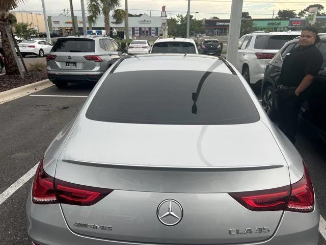 used 2022 Mercedes-Benz AMG CLA 35 car, priced at $35,499