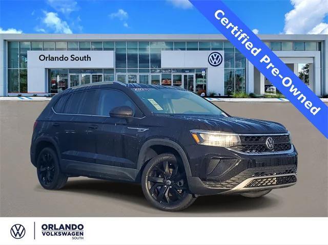 used 2022 Volkswagen Taos car, priced at $19,499