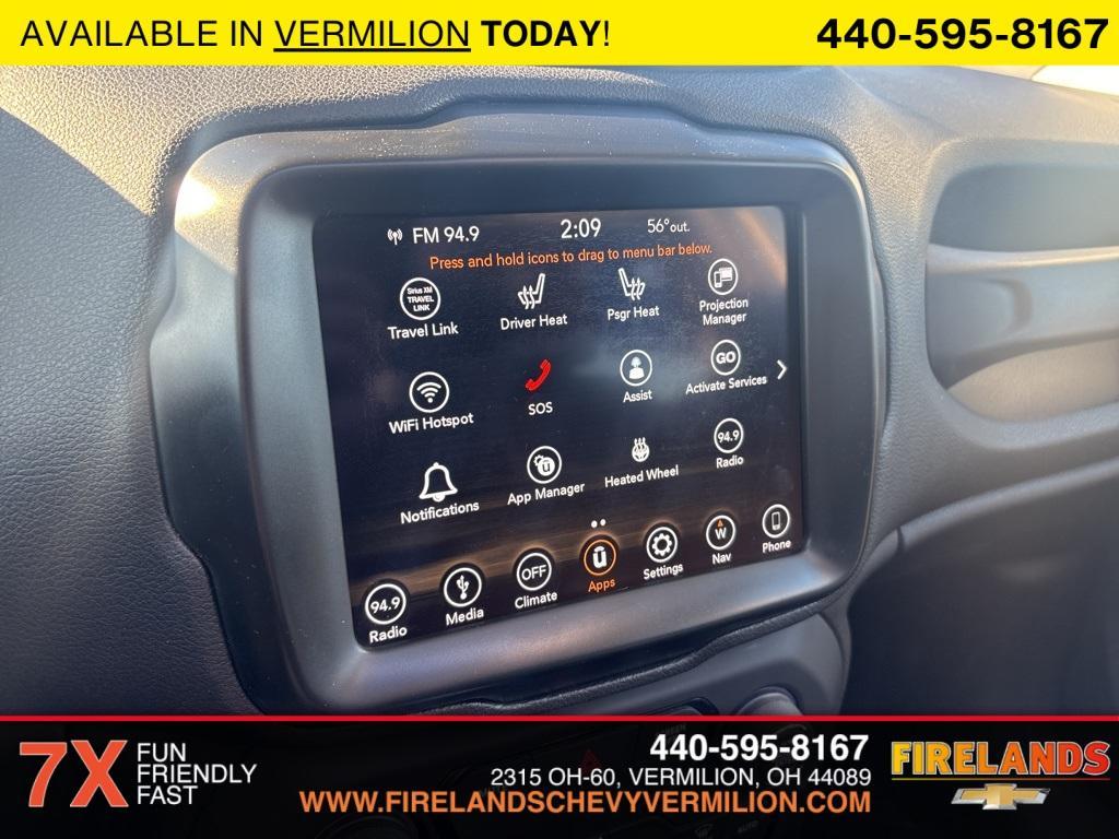 used 2018 Jeep Renegade car, priced at $14,500