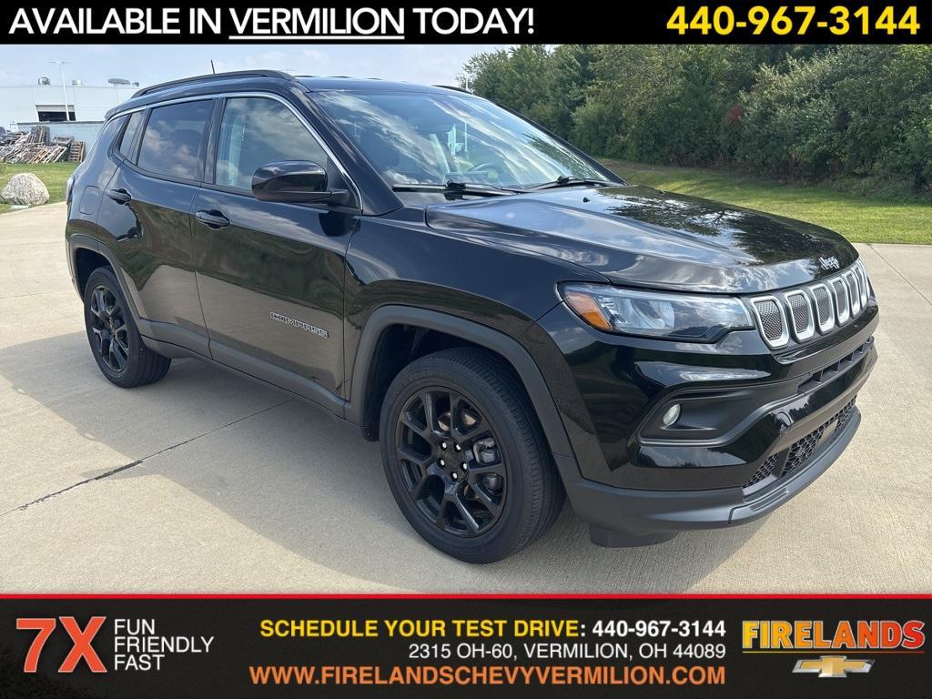 used 2022 Jeep Compass car, priced at $21,500