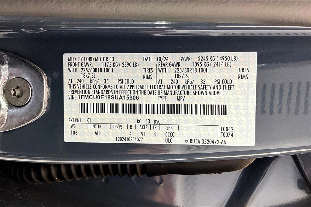 new 2025 Ford Escape car, priced at $40,085