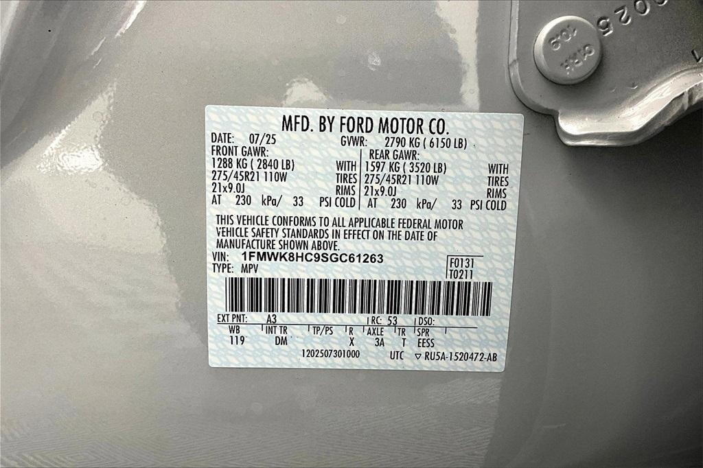 new 2025 Ford Explorer car, priced at $63,415