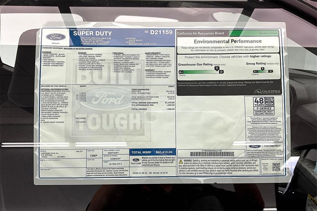 new 2025 Ford F-350 car, priced at $56,192