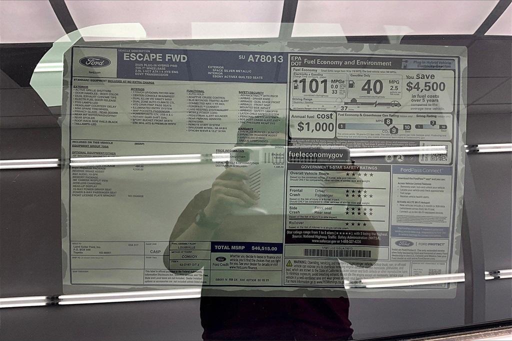 new 2025 Ford Escape car, priced at $45,585