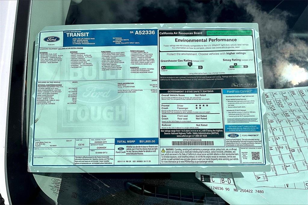 new 2025 Ford Transit-150 car, priced at $49,421