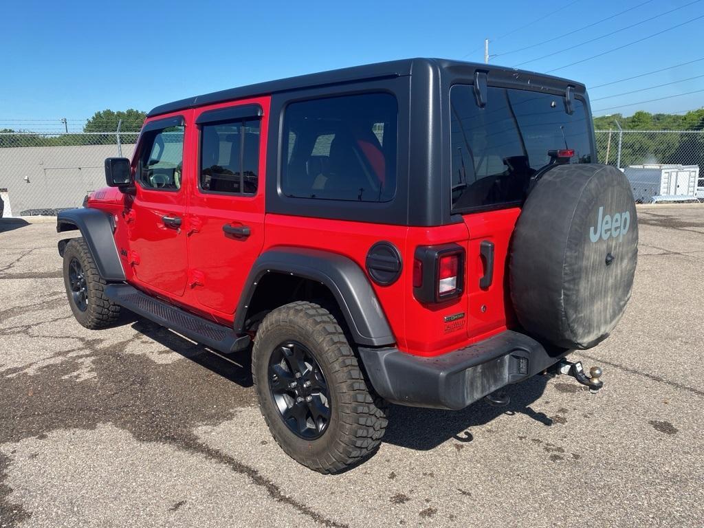 used 2021 Jeep Wrangler Unlimited car, priced at $32,157