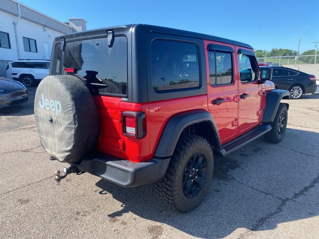 used 2021 Jeep Wrangler Unlimited car, priced at $32,157