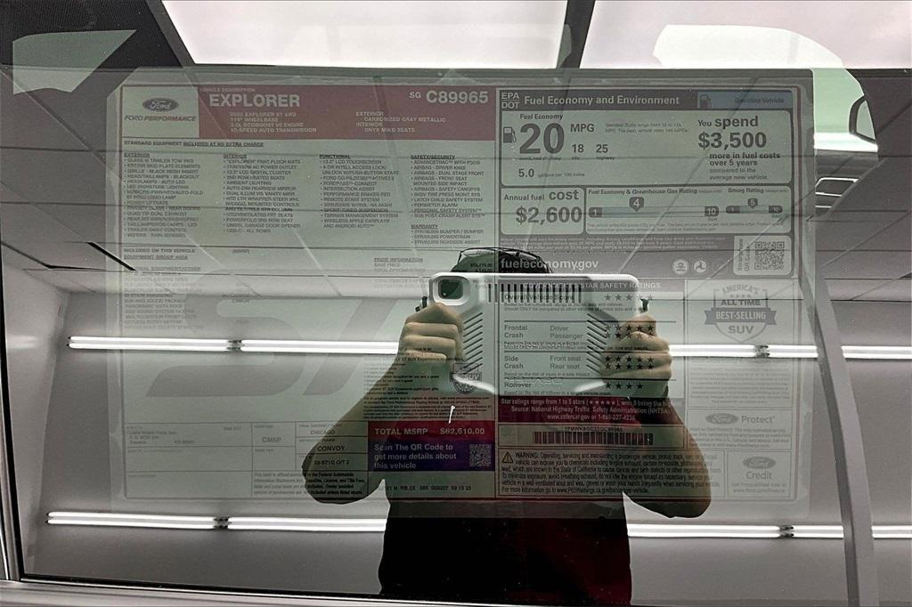 new 2025 Ford Explorer car, priced at $58,606