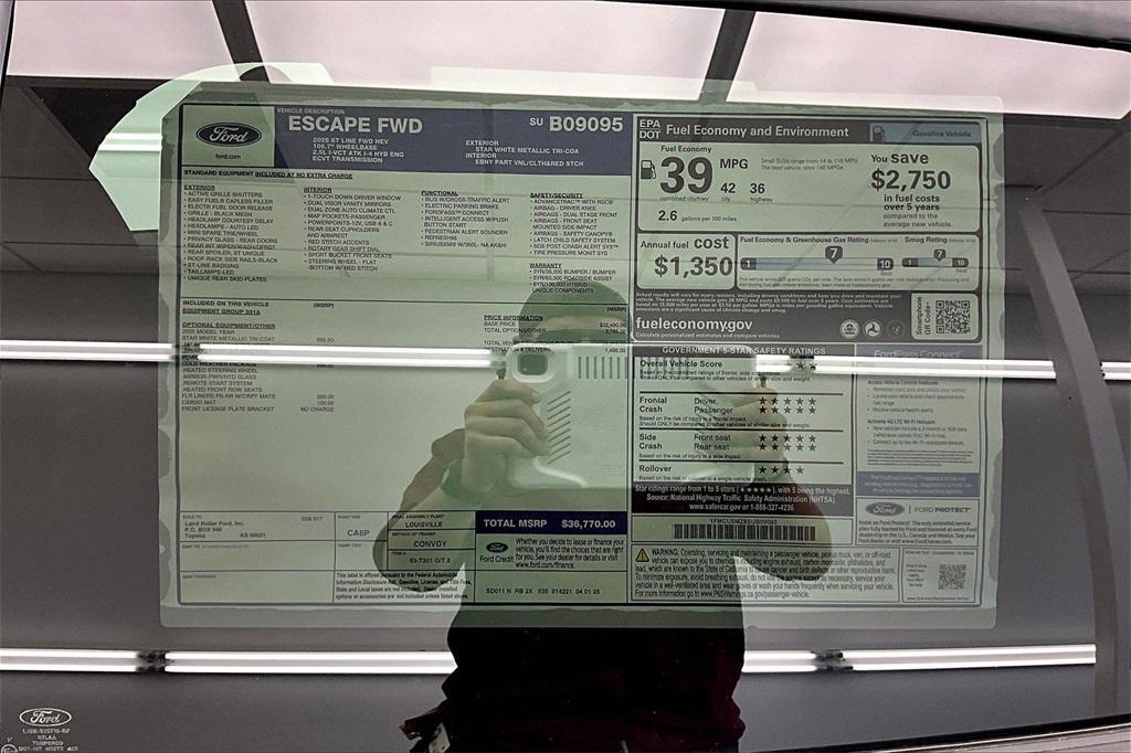 new 2025 Ford Escape car, priced at $34,564