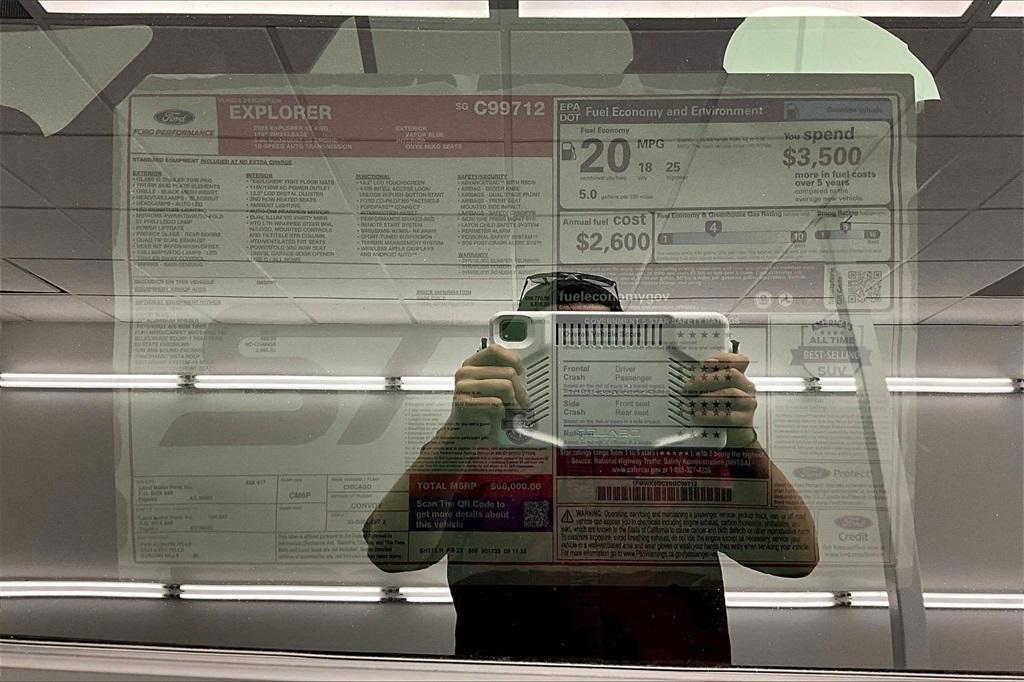 new 2025 Ford Explorer car, priced at $63,780