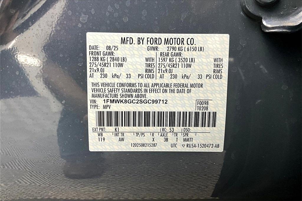 new 2025 Ford Explorer car, priced at $63,780