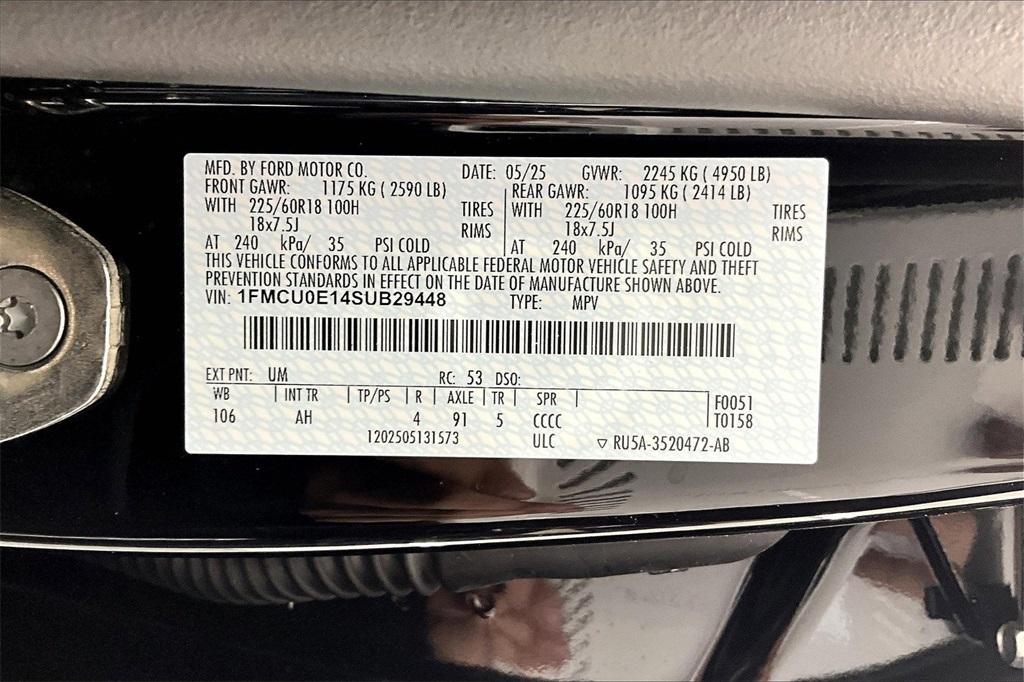 new 2025 Ford Escape car, priced at $34,346