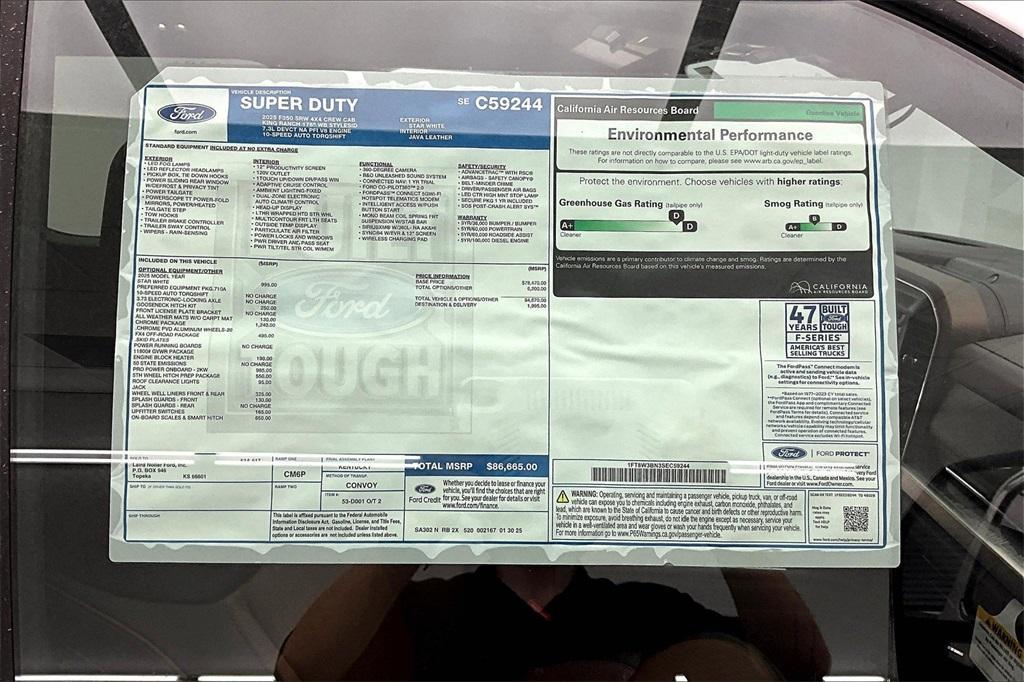 new 2025 Ford F-350 car, priced at $81,898