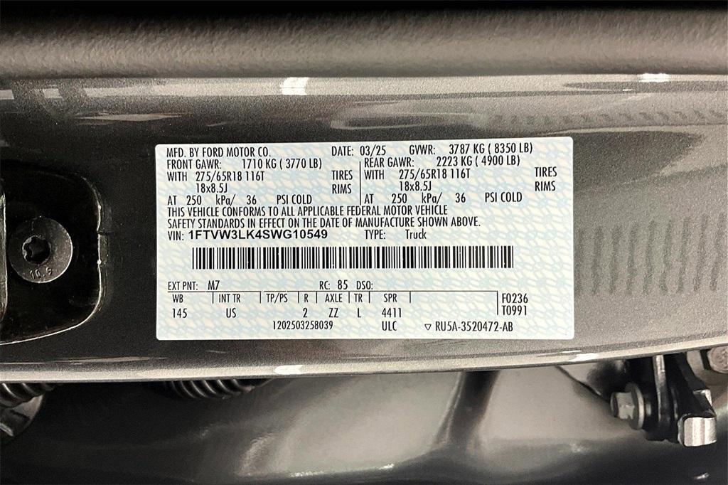new 2025 Ford F-150 Lightning car, priced at $54,743