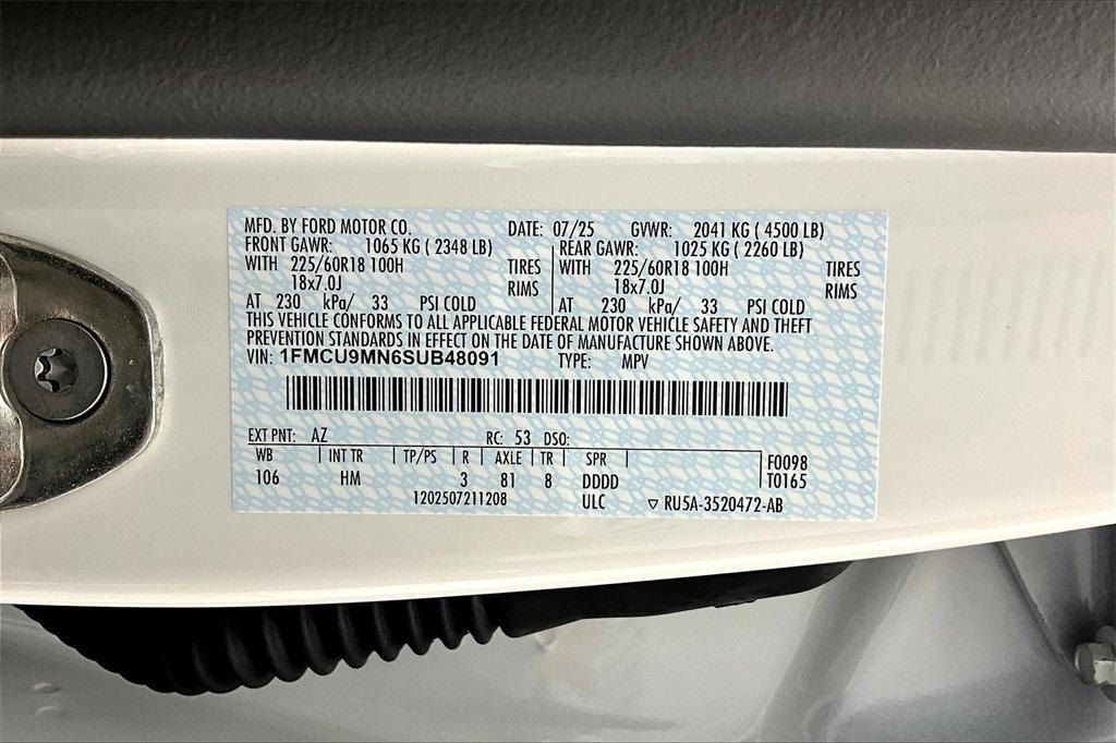 new 2025 Ford Escape car, priced at $28,472