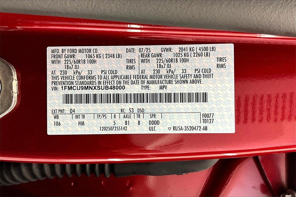 new 2025 Ford Escape car, priced at $30,264