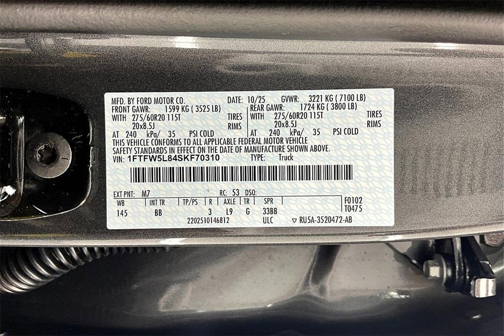 new 2025 Ford F-150 car, priced at $69,550